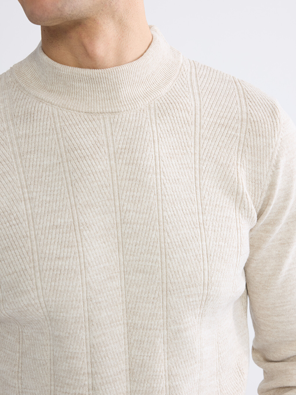 Half Turtleneck Men's Knitwear Sweater-2