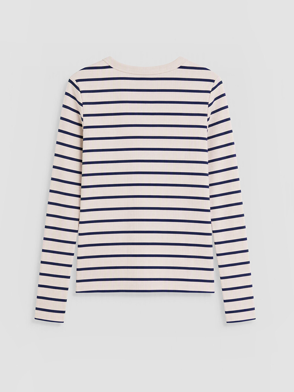Crew Neck Striped Women's Body-5