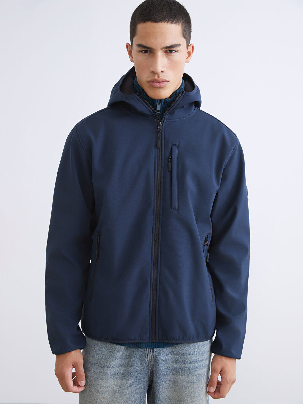 Standard Fit Hooded Men's Coat