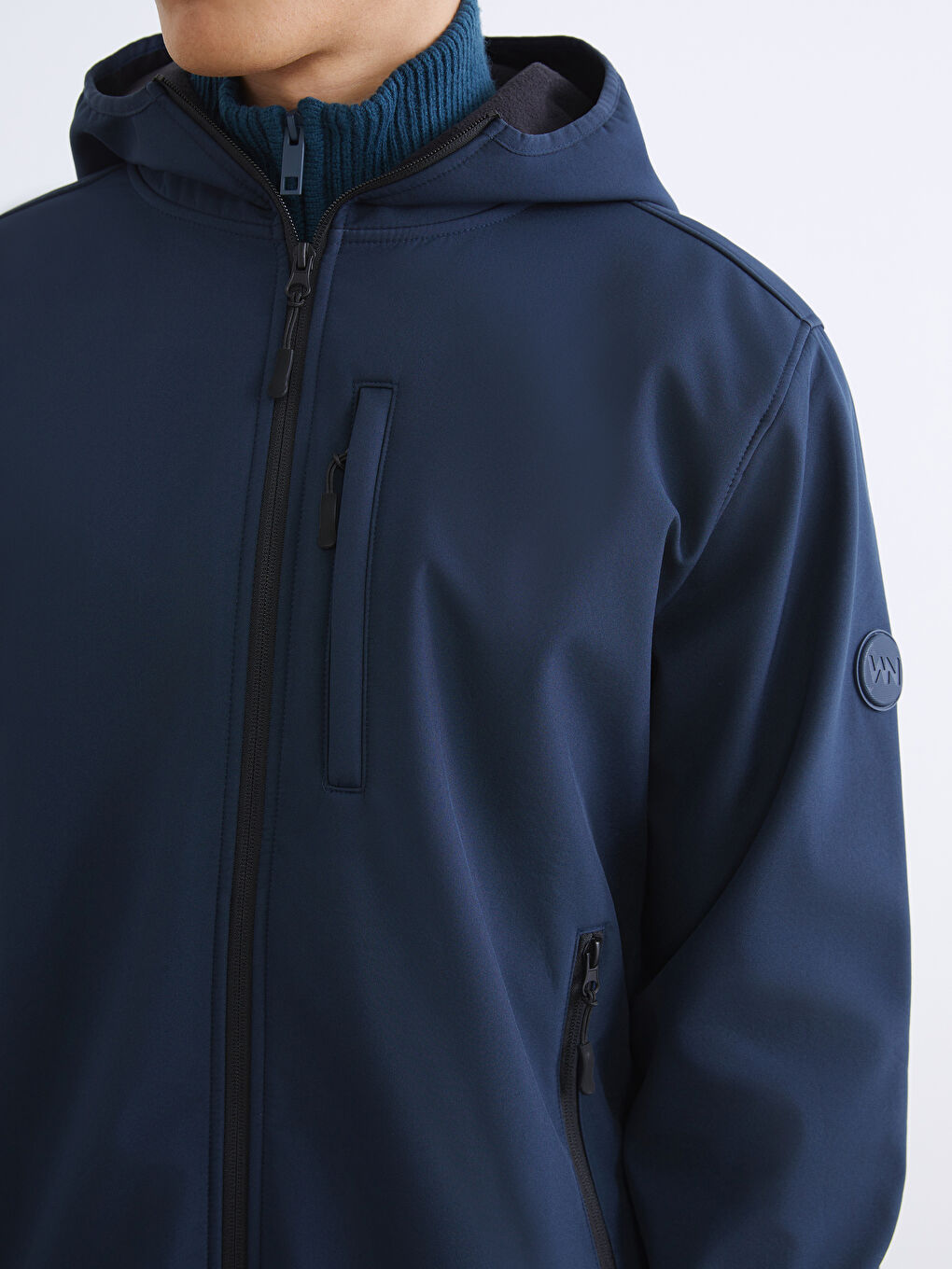 Standard Fit Hooded Men's Coat-2