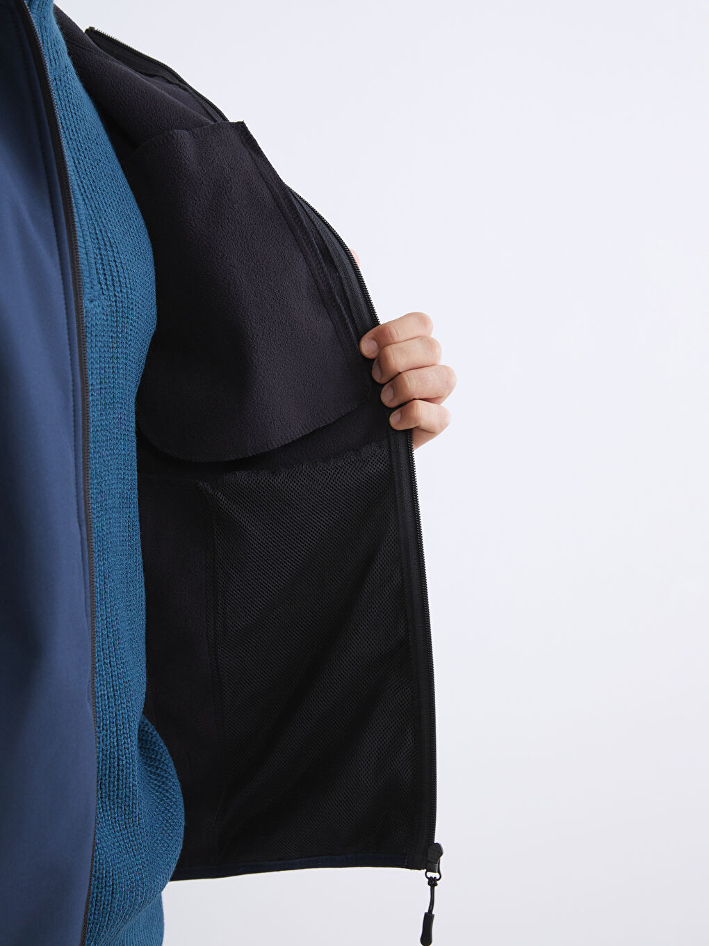 Standard Fit Hooded Men's Coat-3