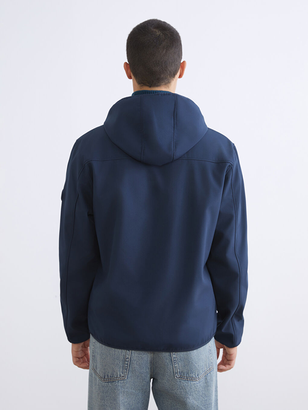 Standard Fit Hooded Men's Coat-4