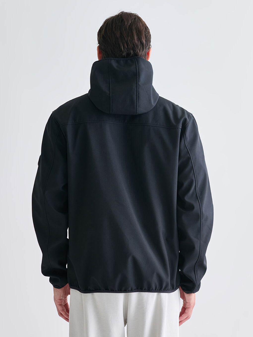 Standard Fit Hooded Men's Coat-6