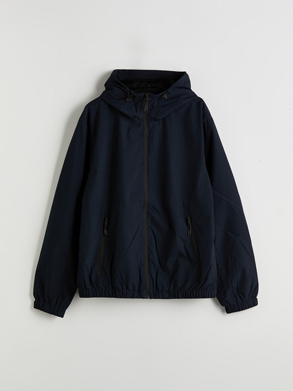Regular Fit Hooded Men's Raincoat-5