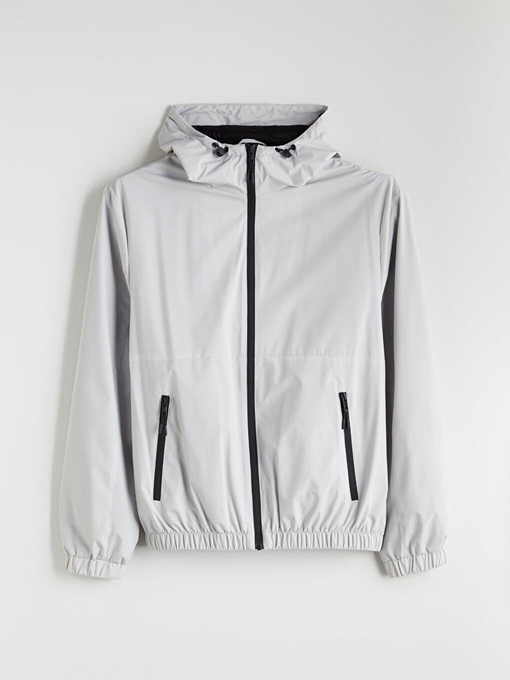 Hooded Water Repellent Men's Raincoat-11
