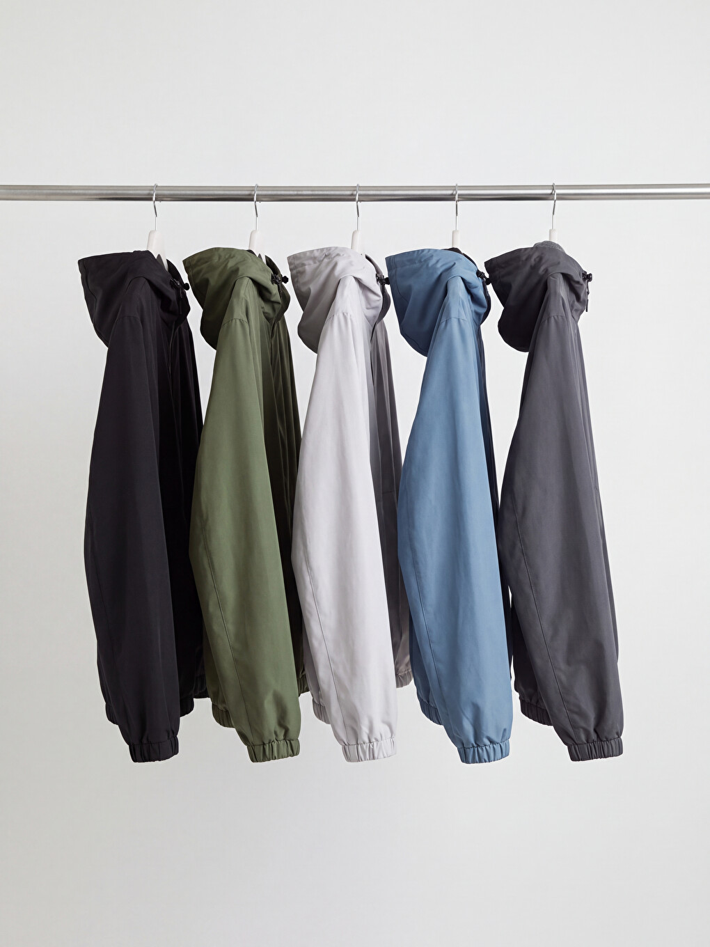 Imperméable À Capuche Déperlant Pour Homme-2