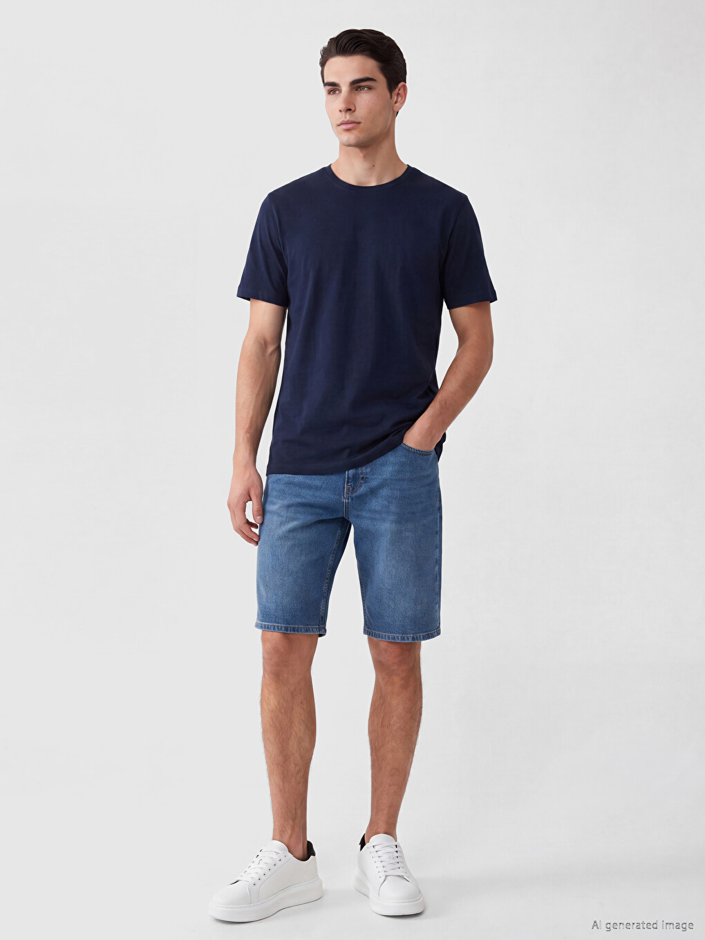 تي شيرت قماش رقيق Regular Fit /03-1