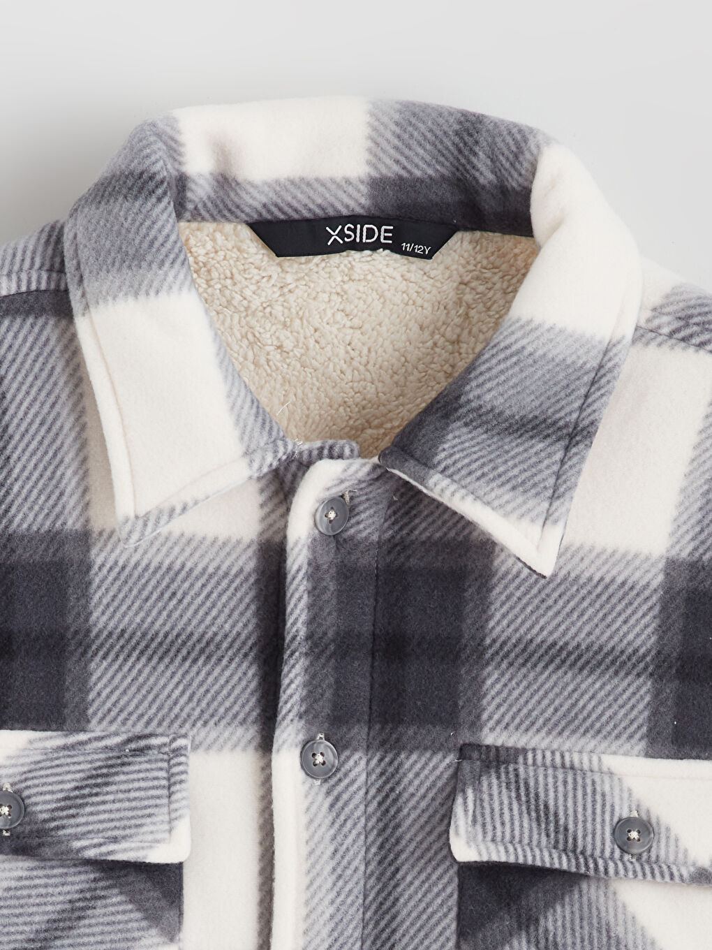 Plaid Boys' Shirt Jacket-2
