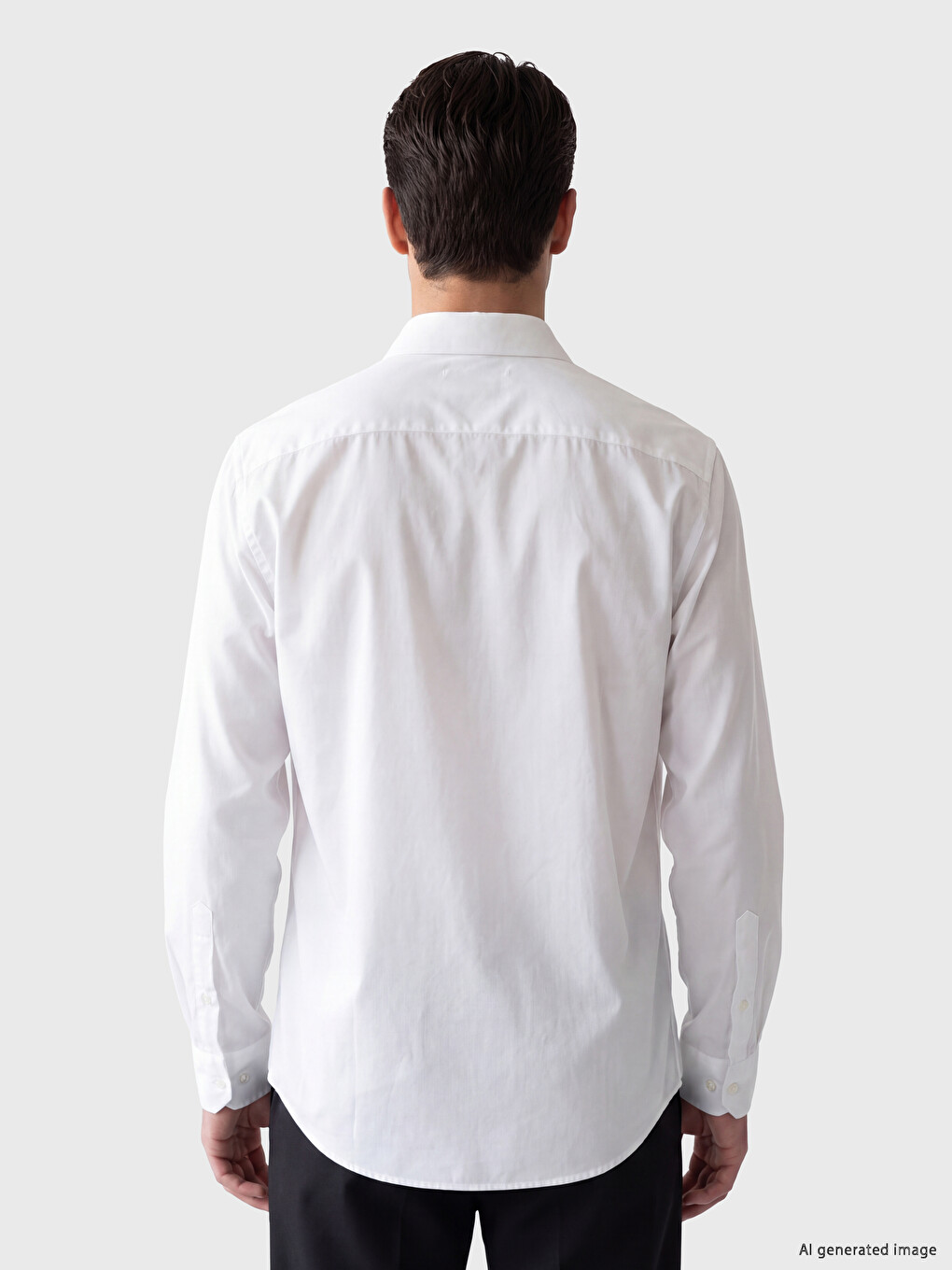 Slim Fit Men's Basic Shirt-2