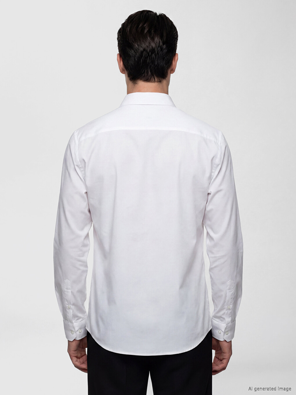 Slim Fit Men's Basic Shirt-3