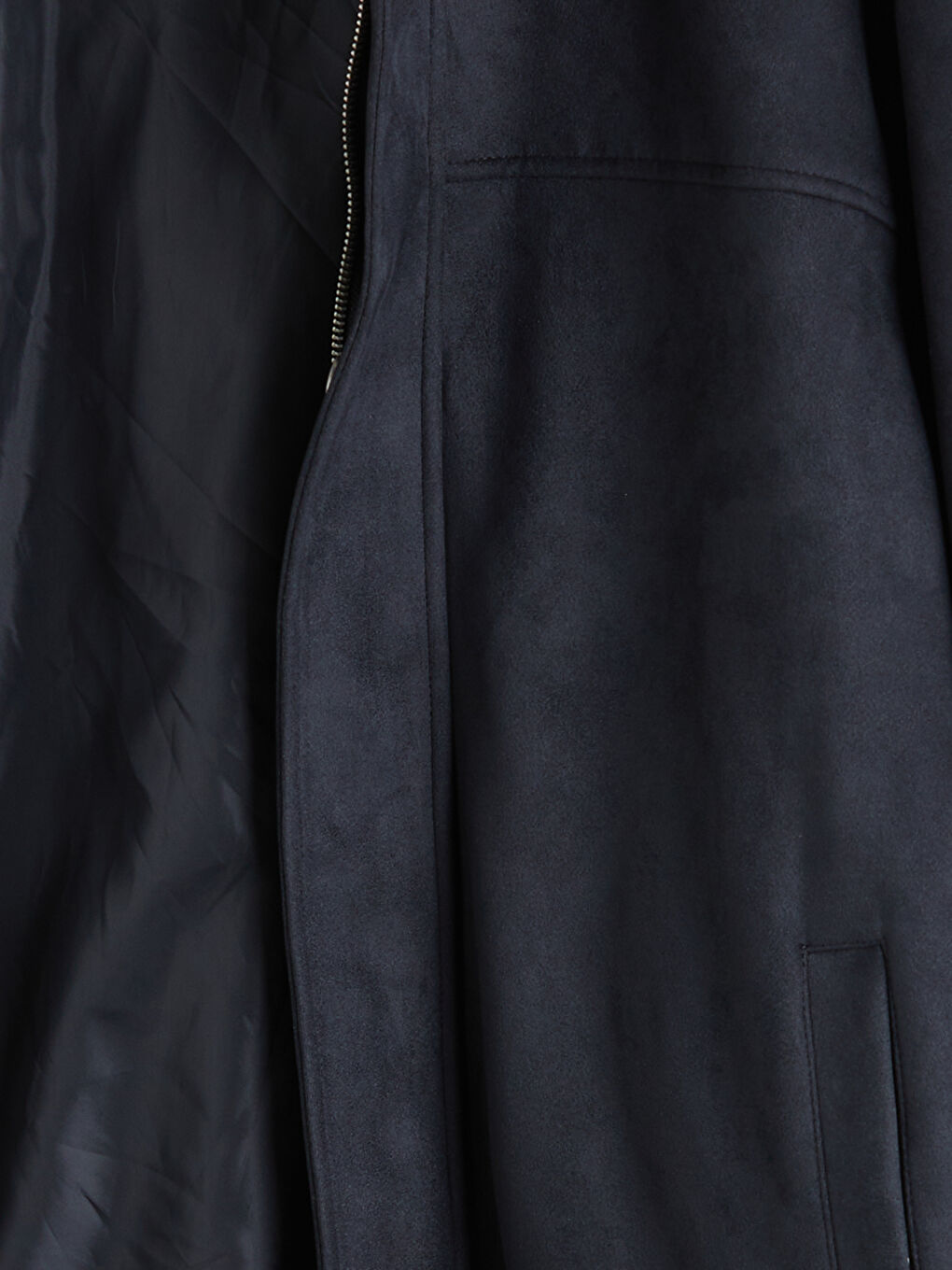 Antrasit Standart Kalıp Ceket Yaka Erkek Mont-6