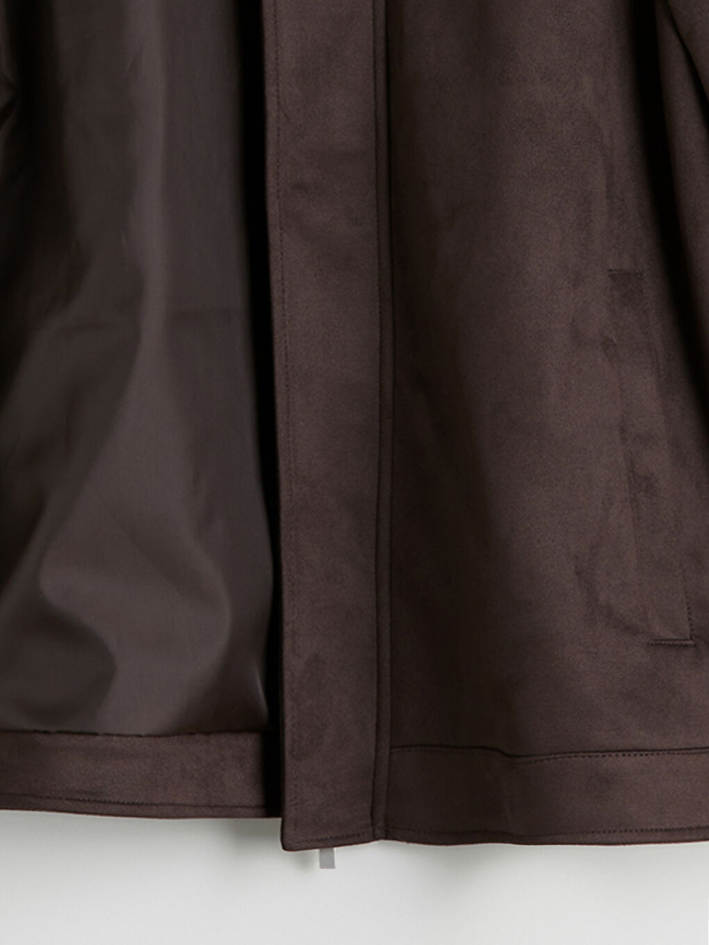 Kahverengi Standart Kalıp Ceket Yaka Erkek Mont-7