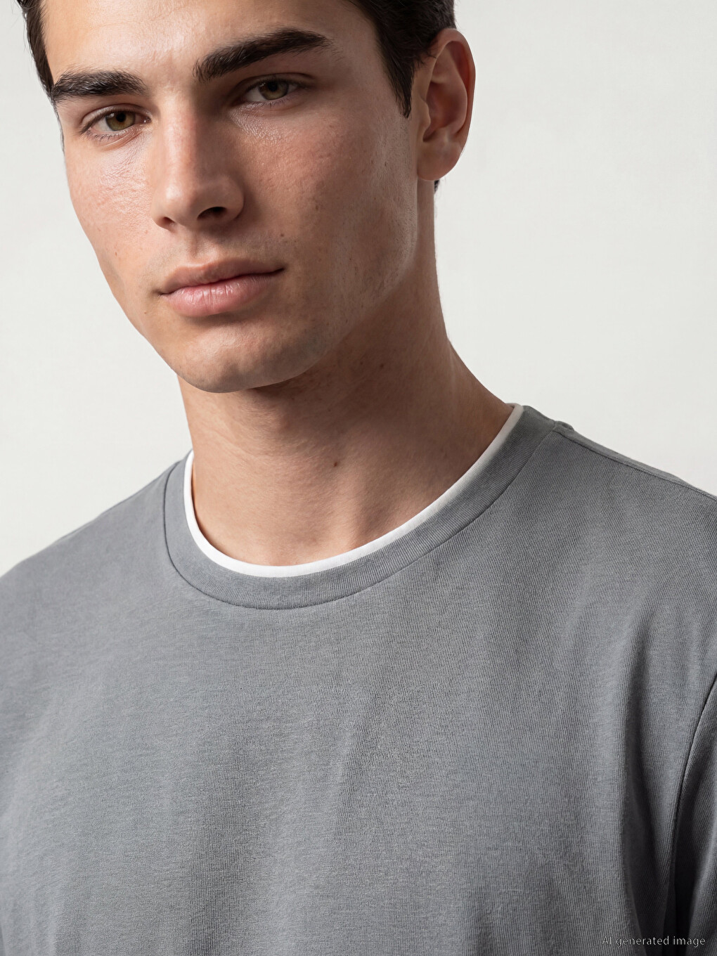 Crew Neck Men's T-shirt-2