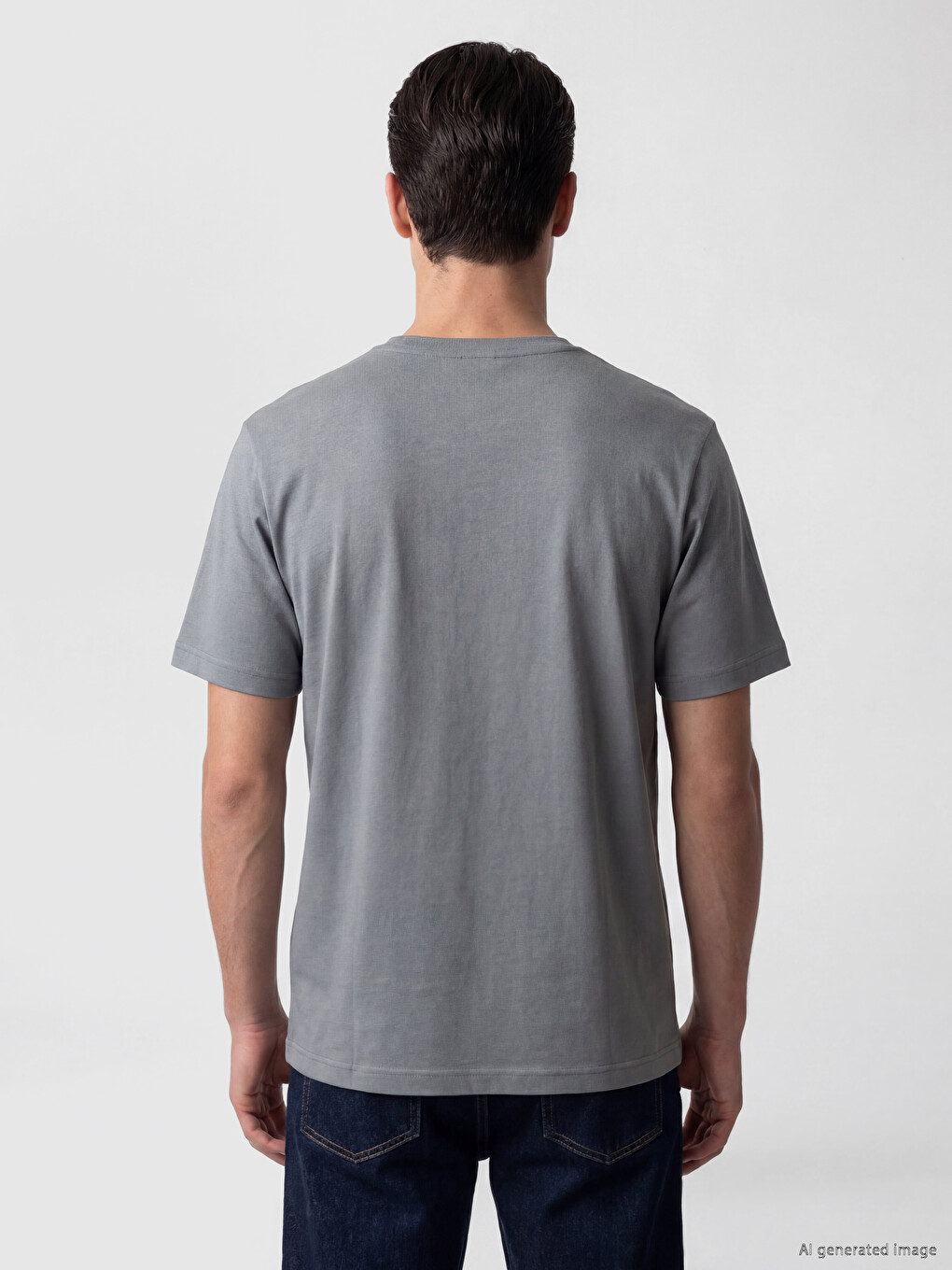 Crew Neck Men's T-shirt-3
