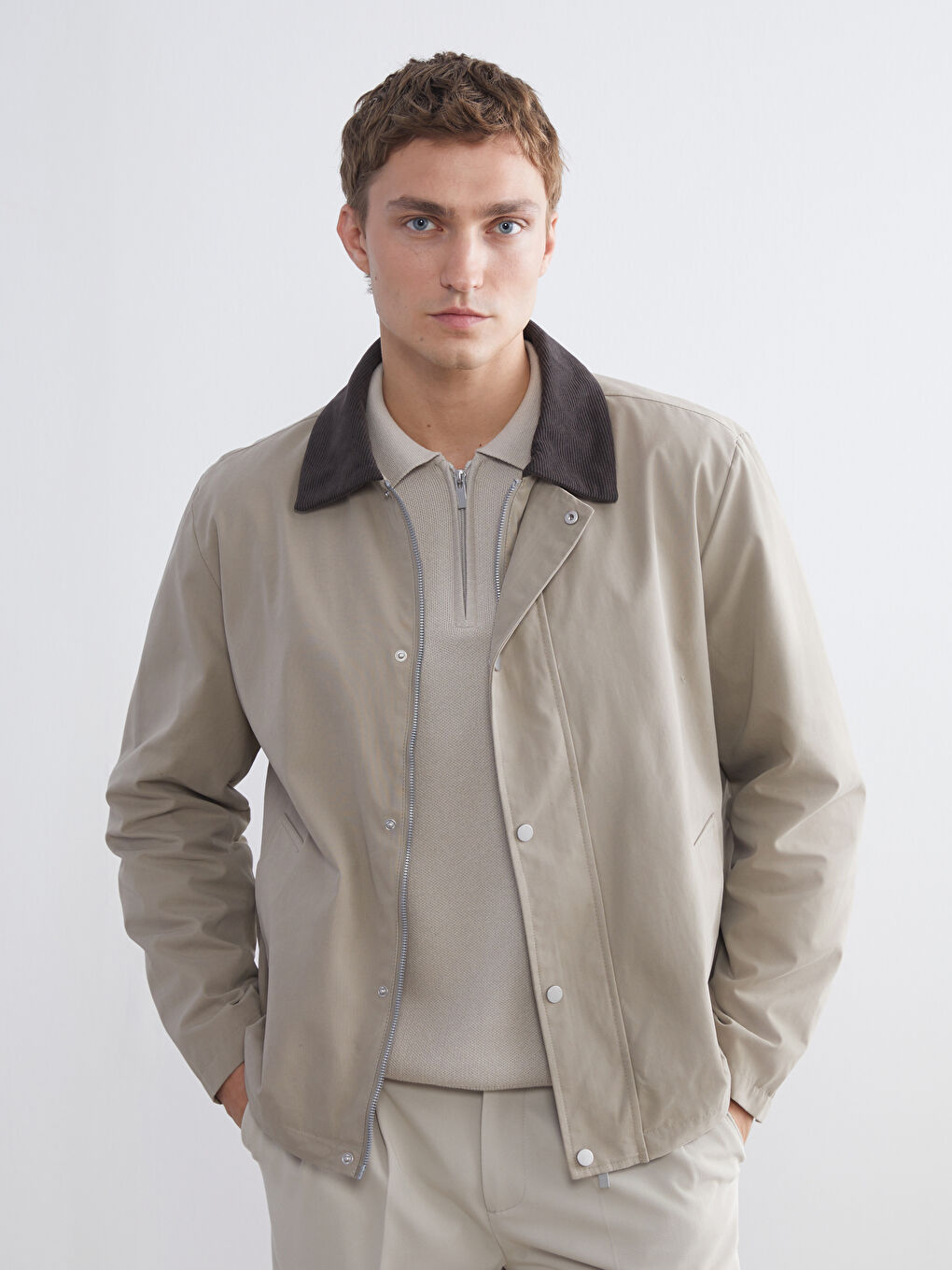 Standard Fit Collared Neck Men's Coat