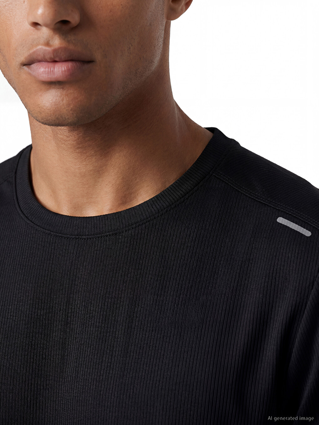 Crew Neck Men's Sport T-shirt-2