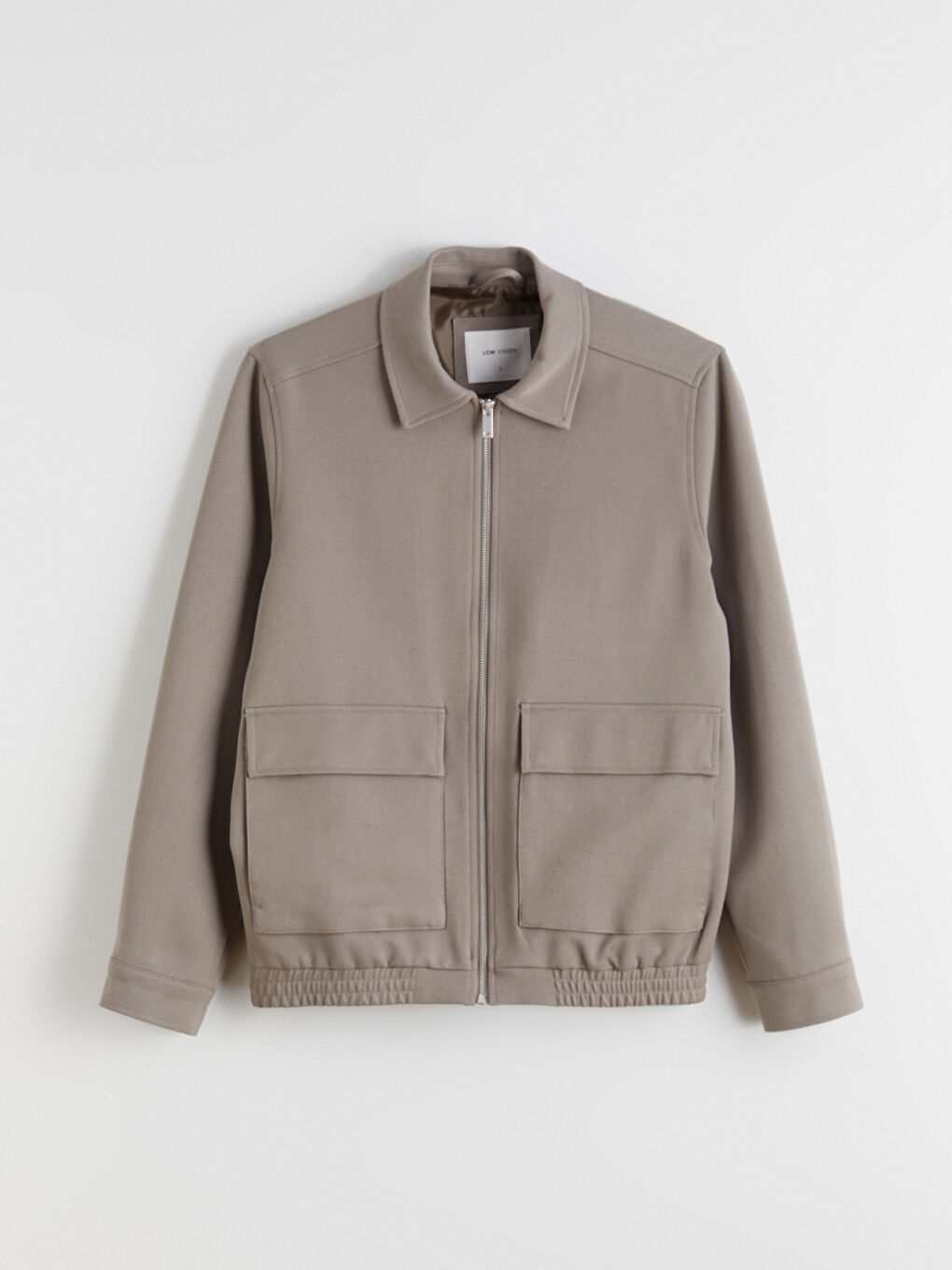 Kahverengi Standart Kalıp Gömlek Yaka Erkek Mont-5