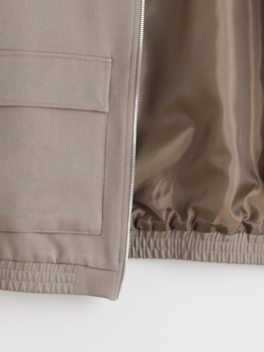 Kahverengi Standart Kalıp Gömlek Yaka Erkek Mont-6