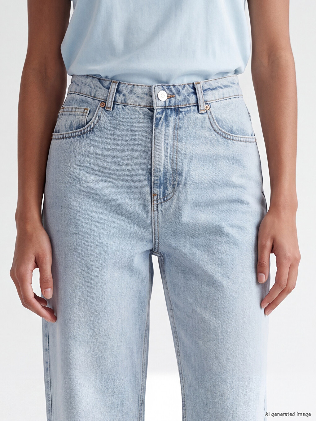 Wideleg Women's Jeans-2