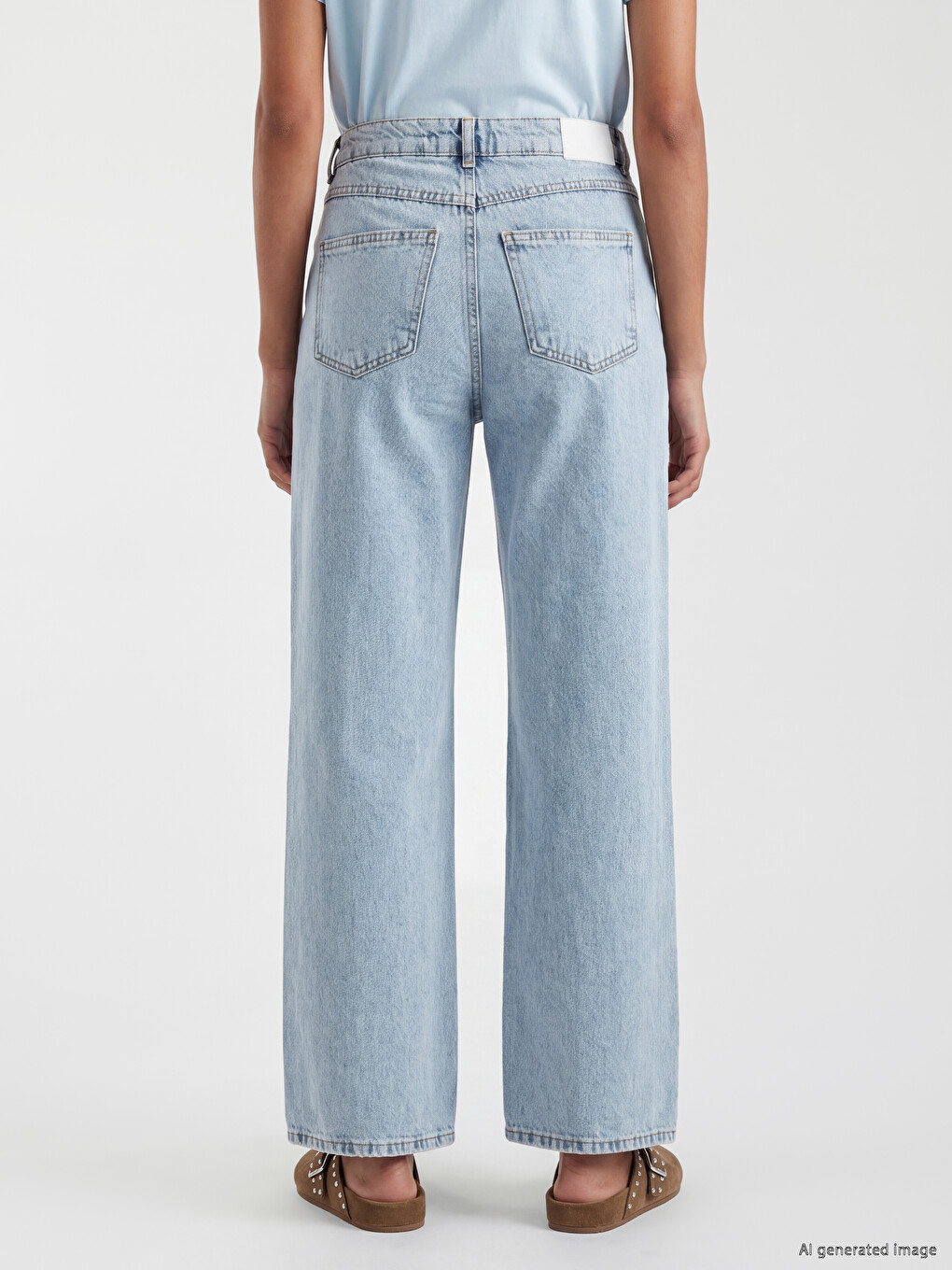 Wideleg Women's Jeans-3