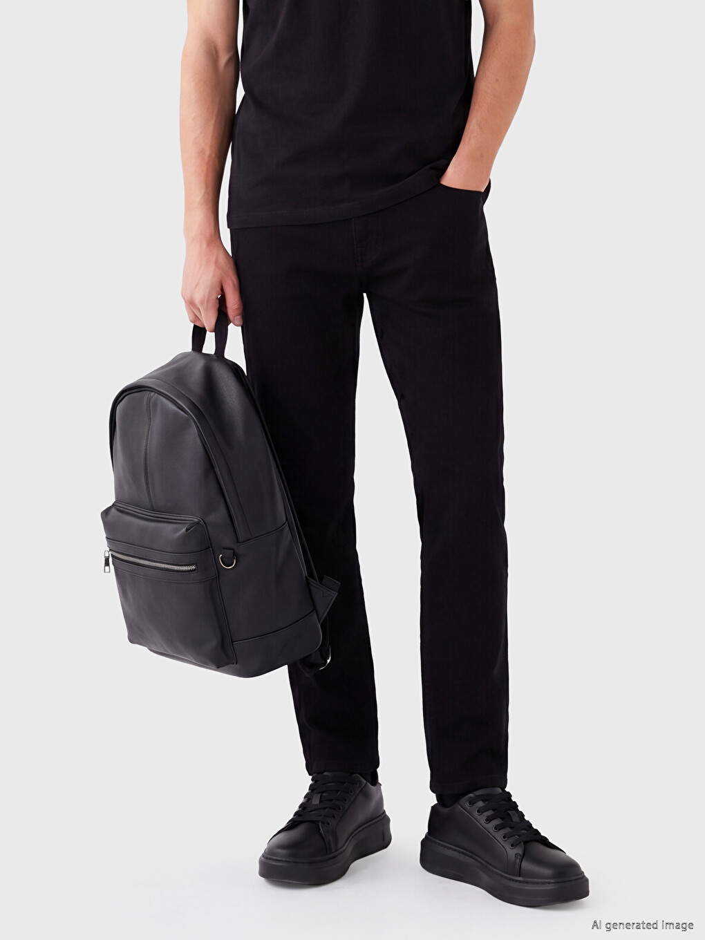 Siyah 750 Slim Fit Erkek Jean Pantolon