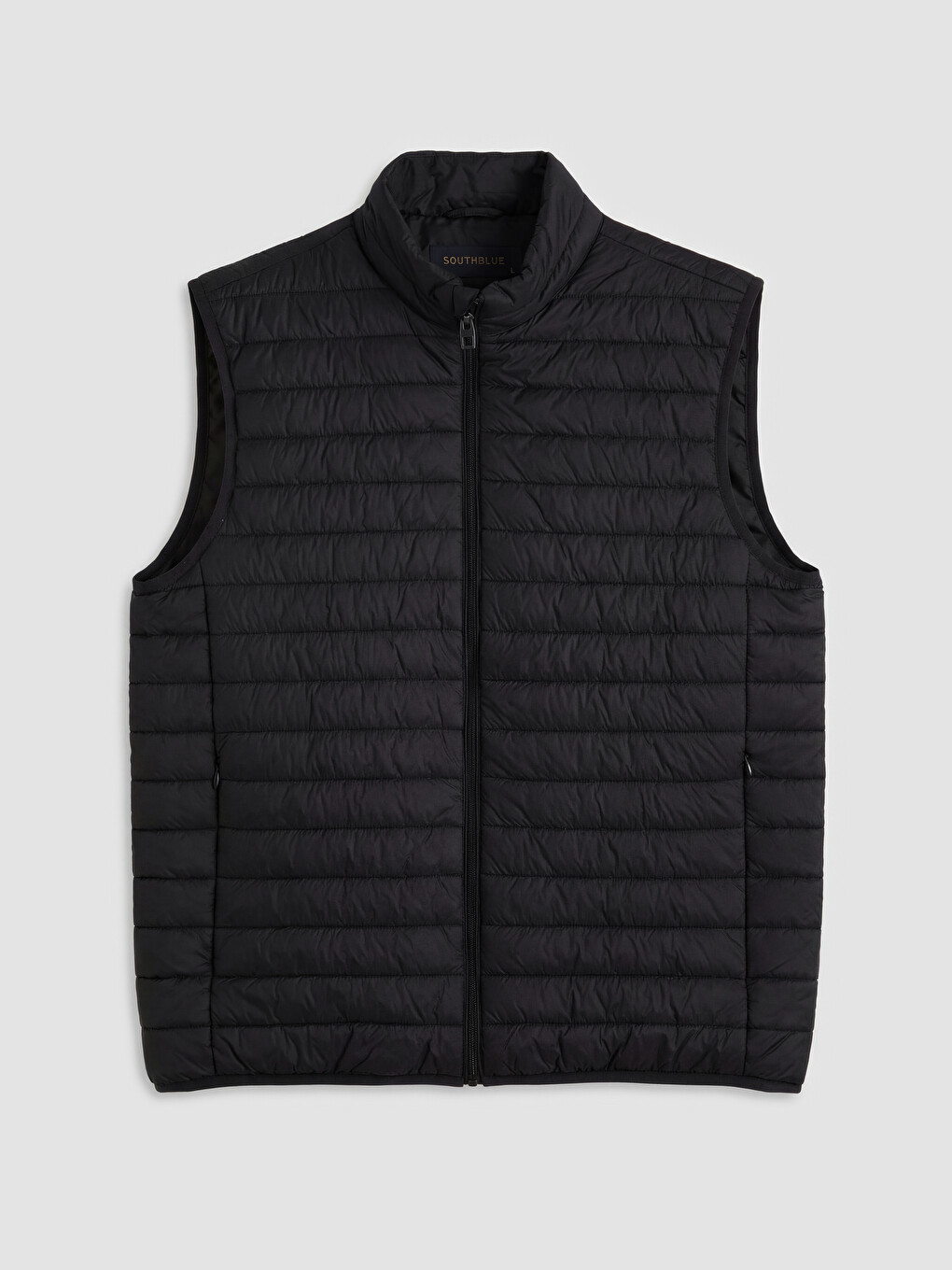 Jelek Puffer Për Burra Me Jakë Të Drejtë-3