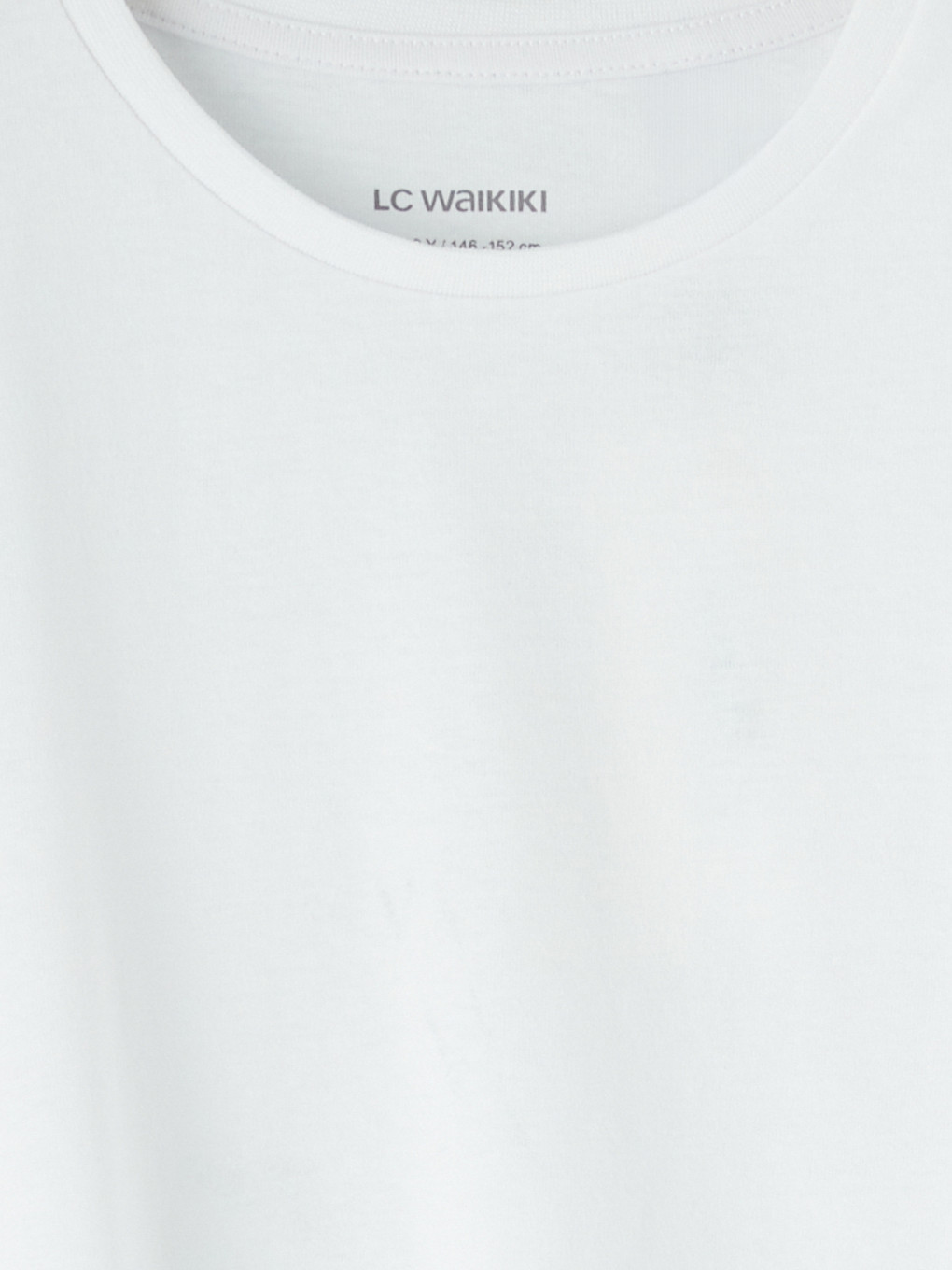 Tricou Basic Cu Guler Rotund Pentru Fete-3