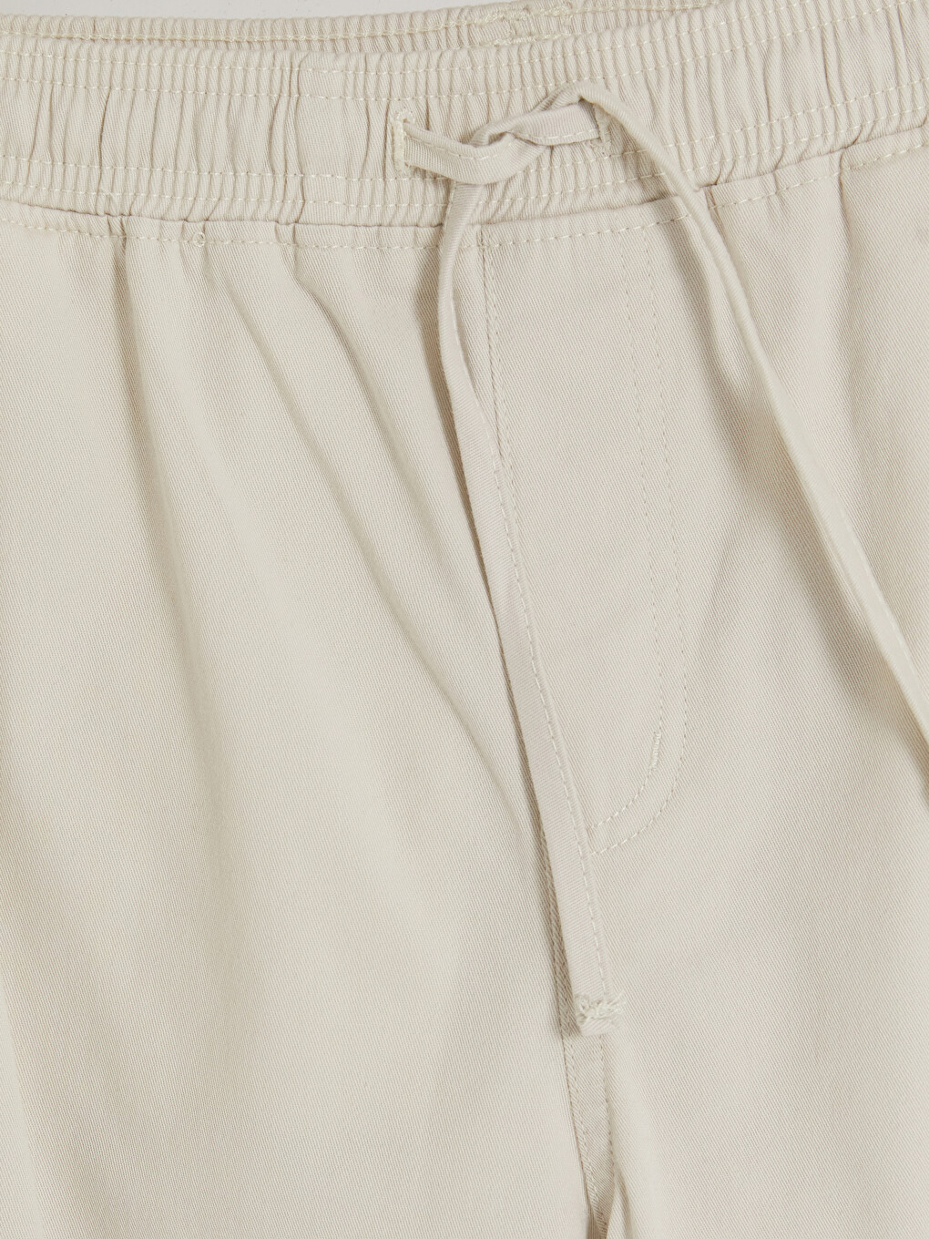 Regular Fit Men's Twill Cargo Shorts-5