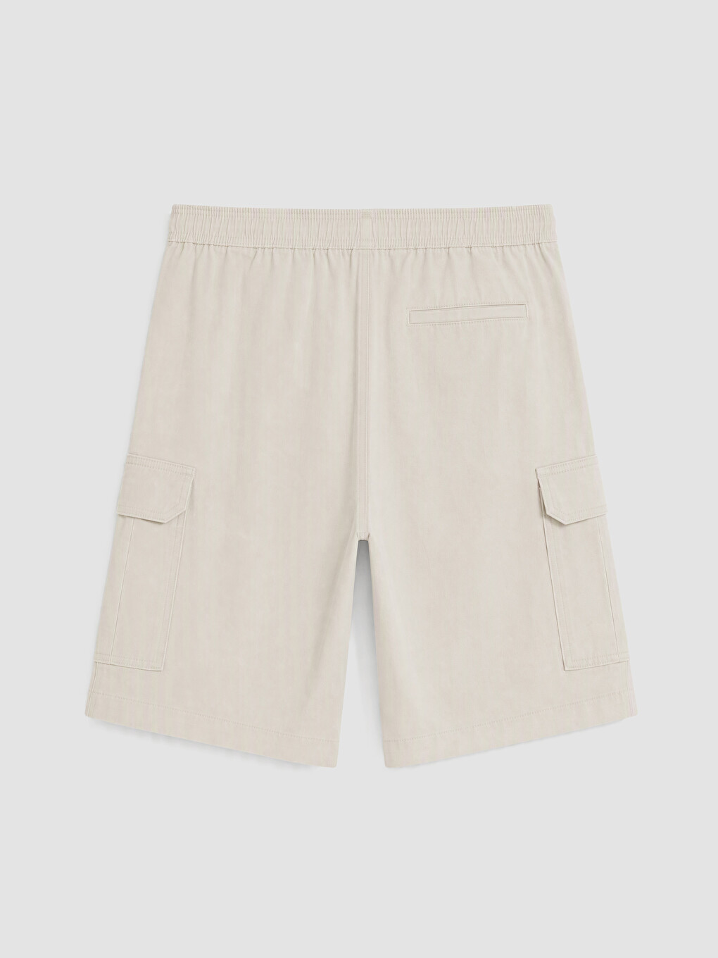 Regular Fit Men's Twill Cargo Shorts-6