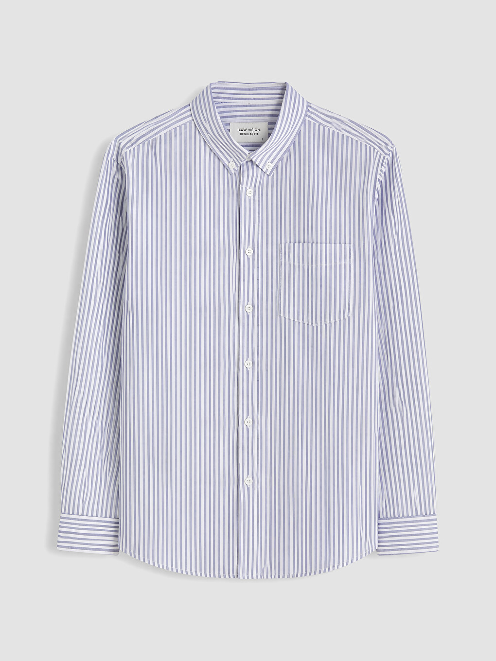 Relaxed Fit Striped Men's Shirt-1