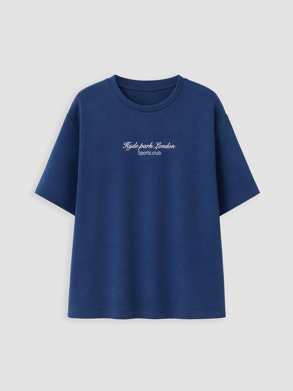 Crew Neck Teenage Girls' Soft Touch T-shirt And Pants-3