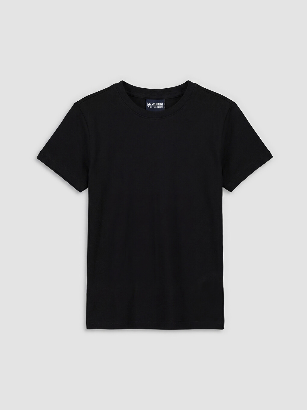 Tricou Basic Cu Guler Rotund Pentru Fete-1