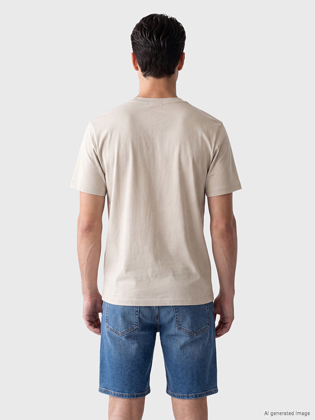 Crew Neck Printed Men's T-shirt-2