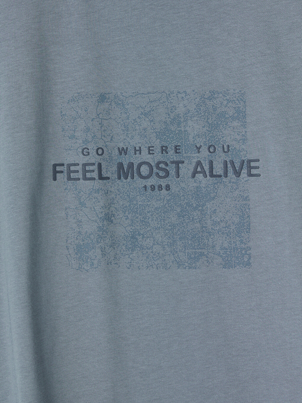 Crew Neck Printed Men's T-shirt-5
