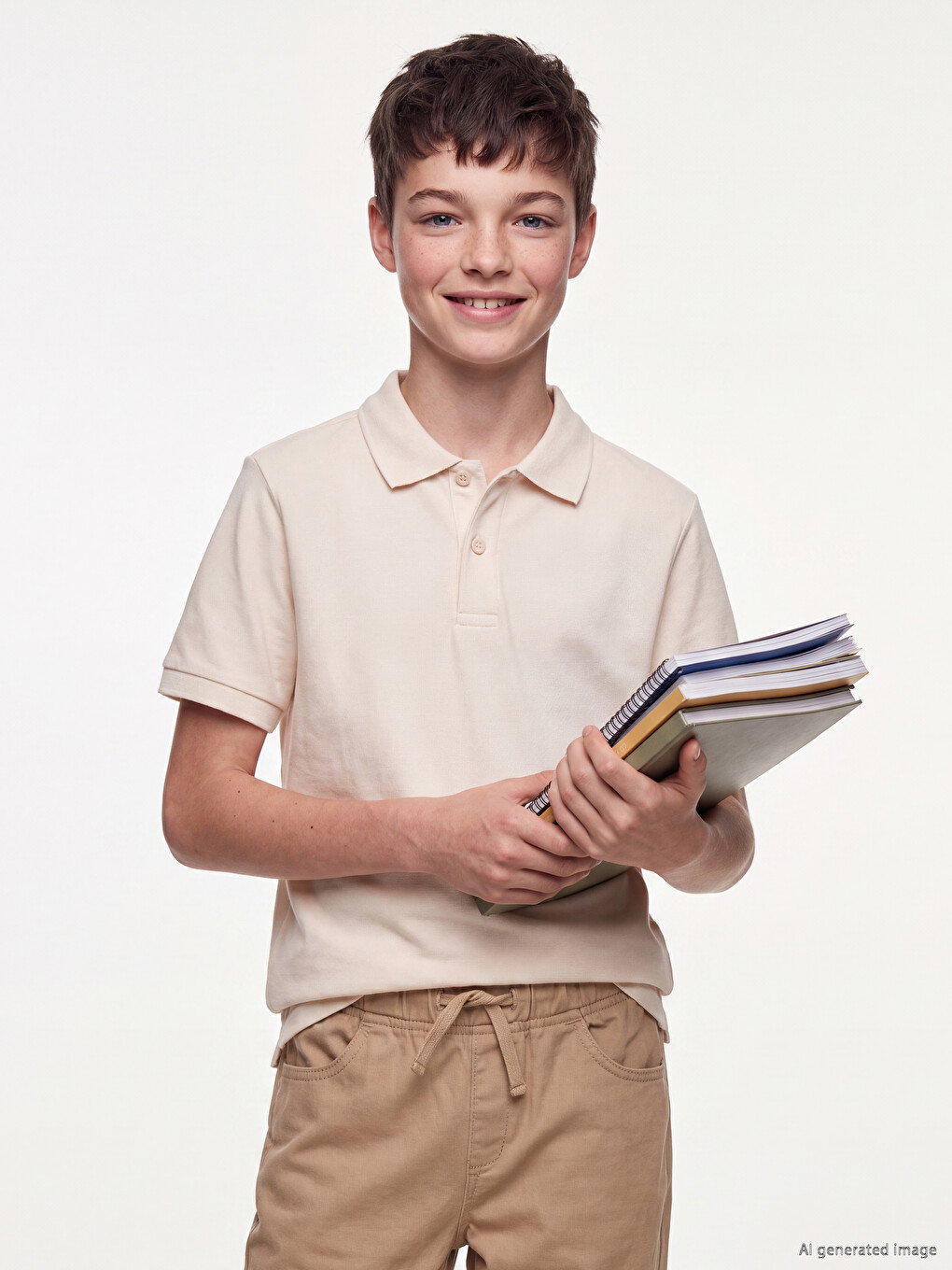 Polo Collar Boys' Pique T-shirt