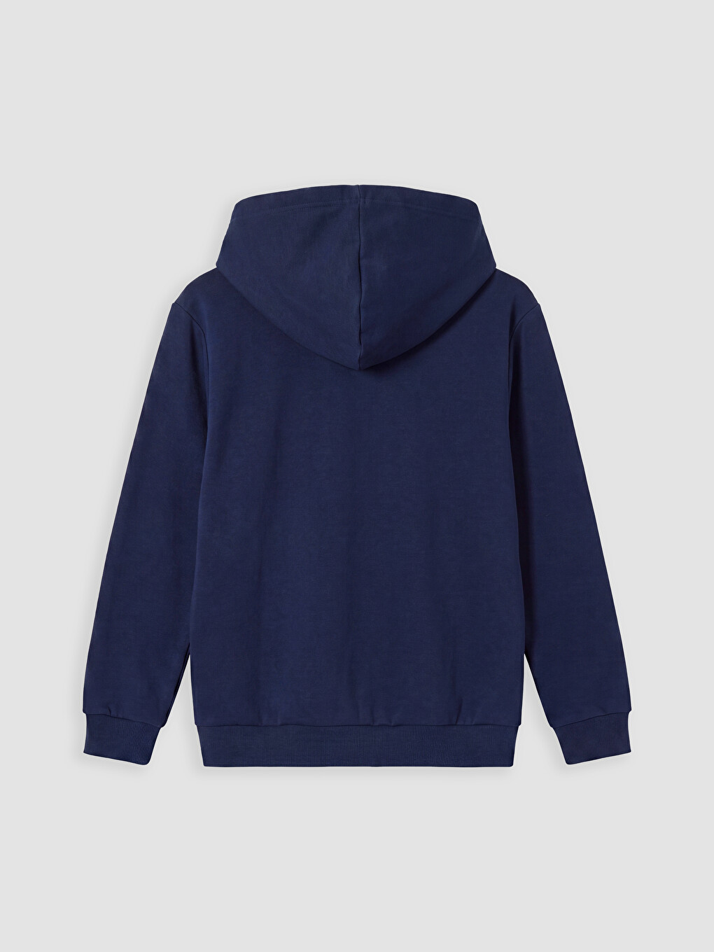 Lacivert Kapüşonlu Erkek Çocuk Fermuarlı Sweatshirt-2