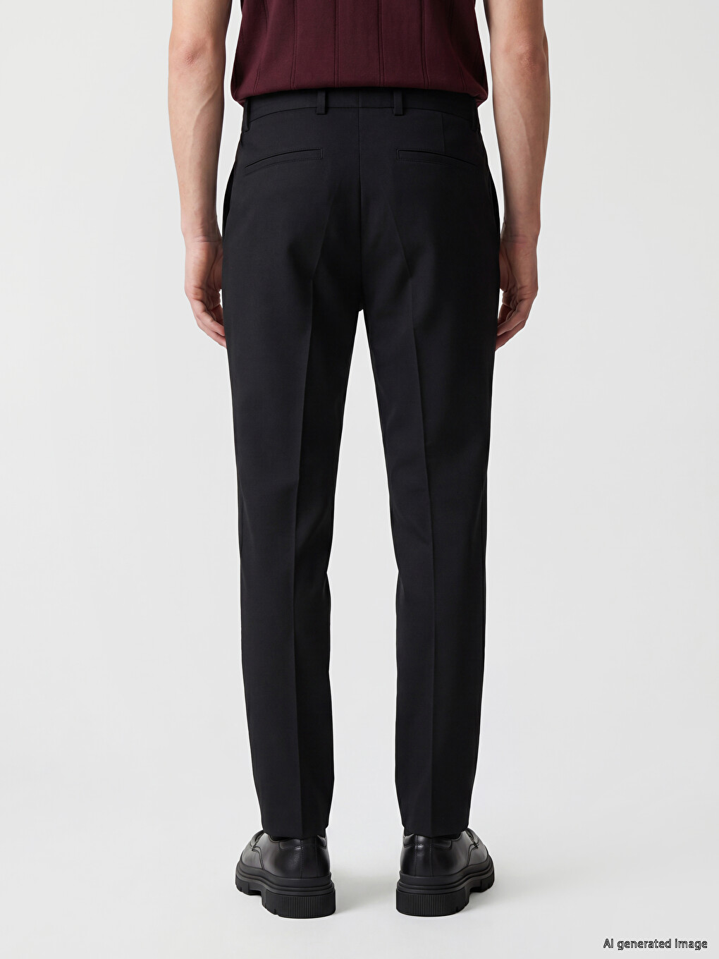 Men's Regular Fit Trousers-3