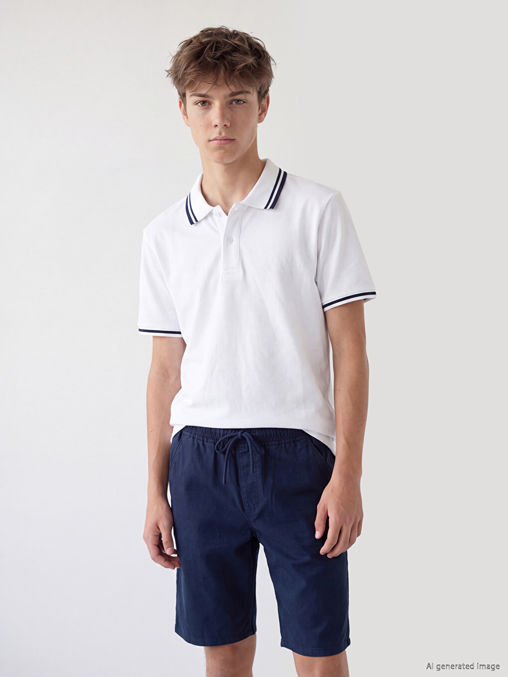 Polo Collar Boys' Pique T-shirt