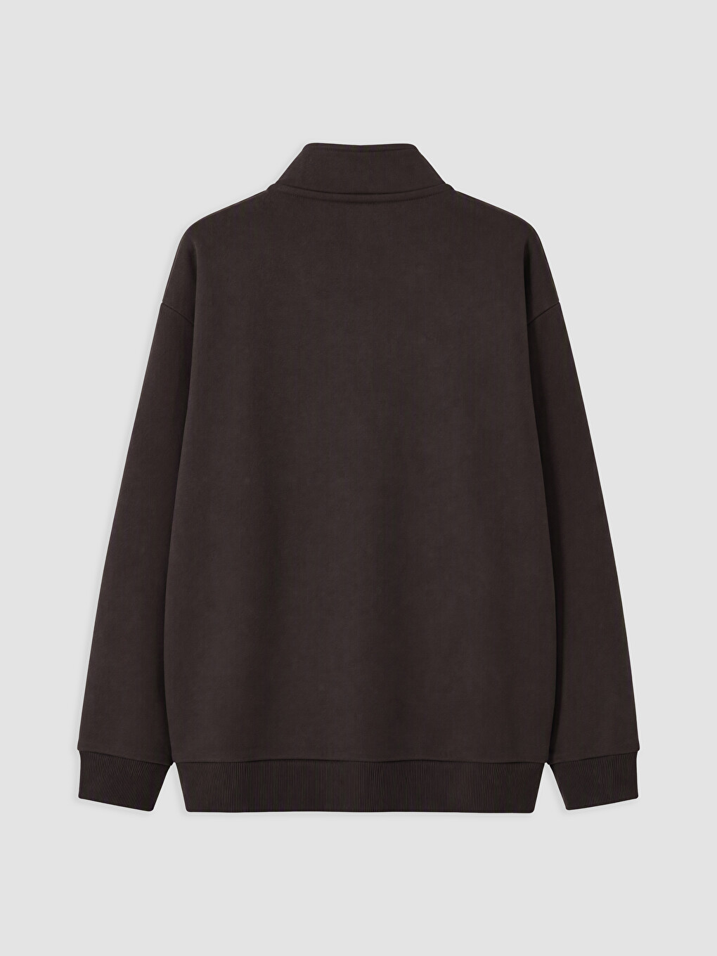 Mock Neck Boys' Thick Sweatshirt-1