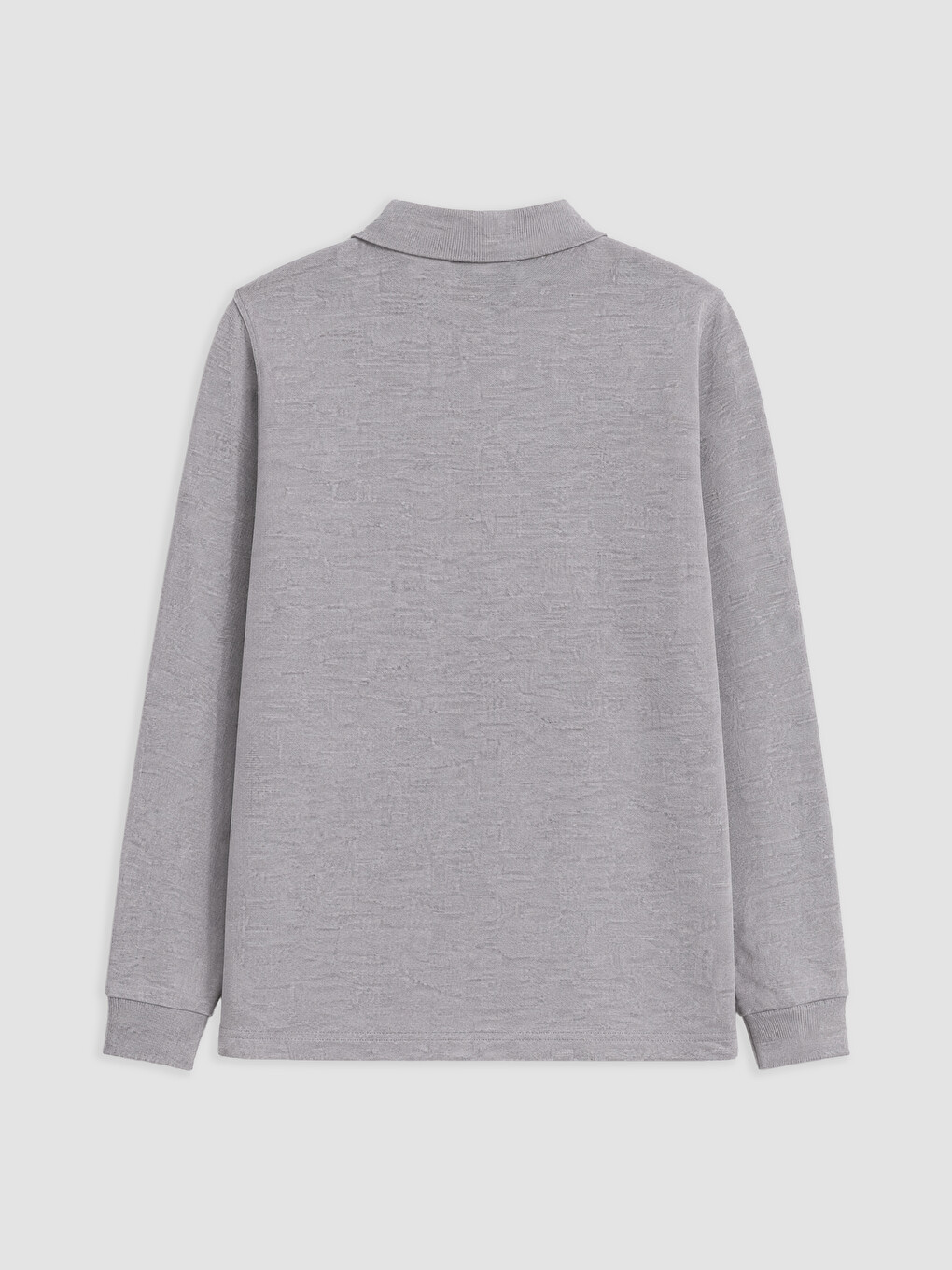 Long Sleeve Polo Collar Boys' T-shirt-1