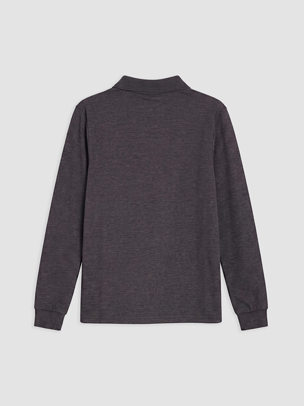 Polo Collar Long Sleeve Boys' T-shirt-1