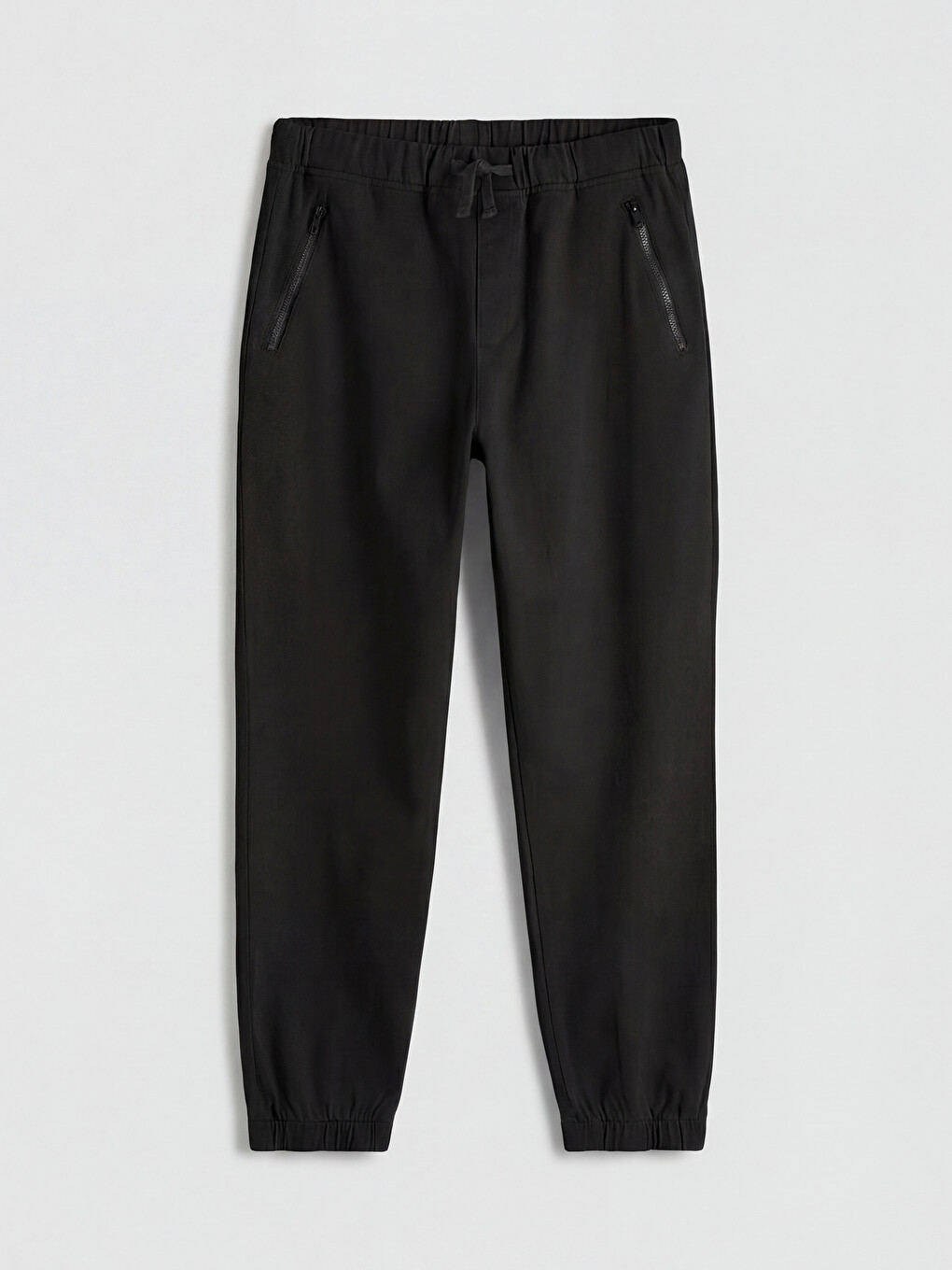 Siyah Erkek Çocuk Gabardin Jogger Pantolon