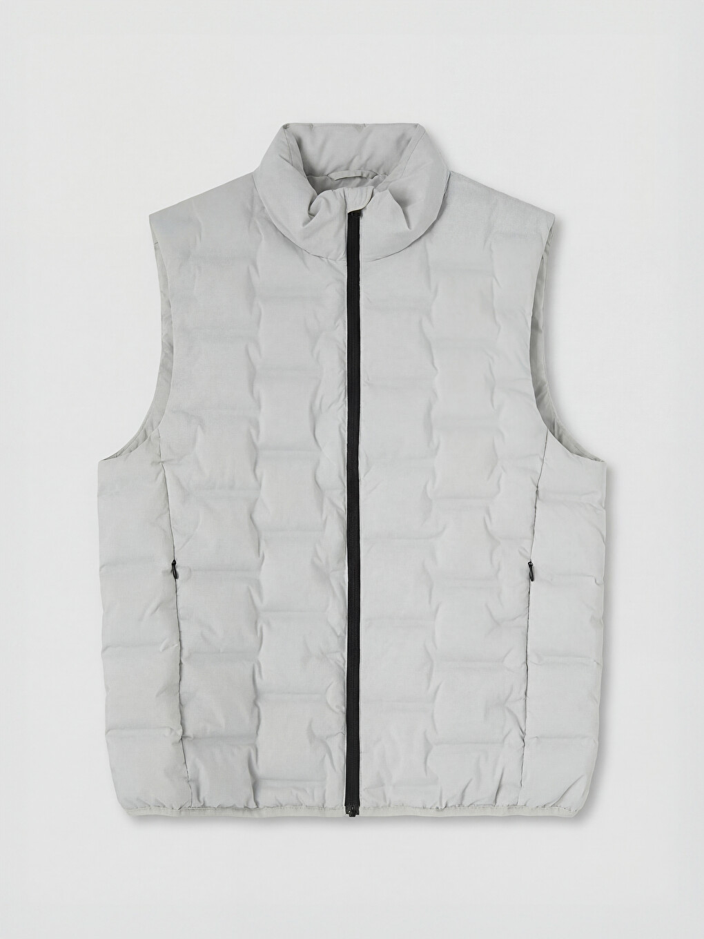 Regular Fit Mock Neck Men's Puffer Gilet-5