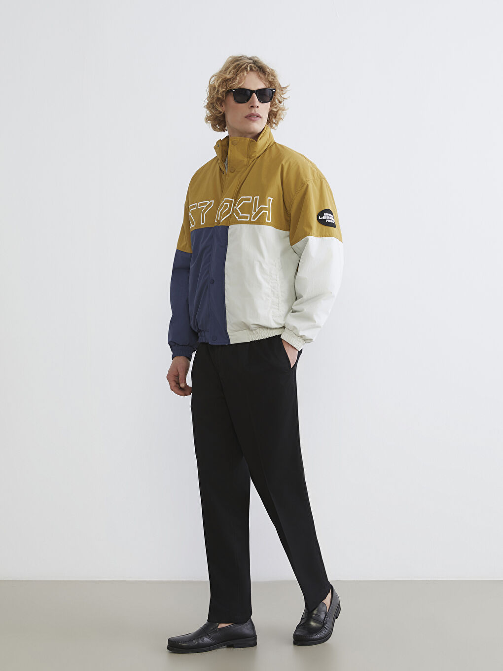 Rahat Kalıp Dik Yaka Erkek Mont-1