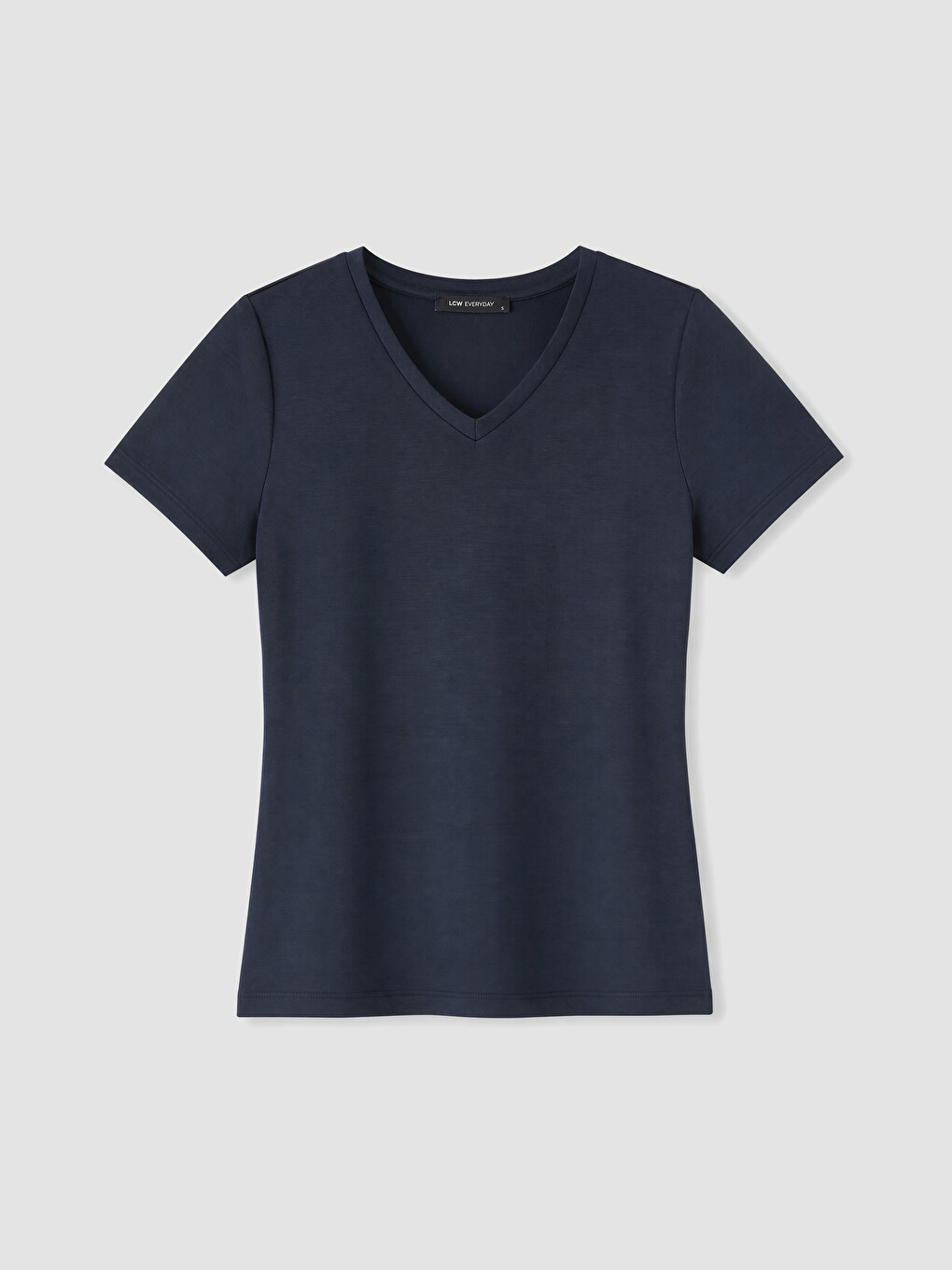 T-shirt Femme À Encolure En V Toucher Doux