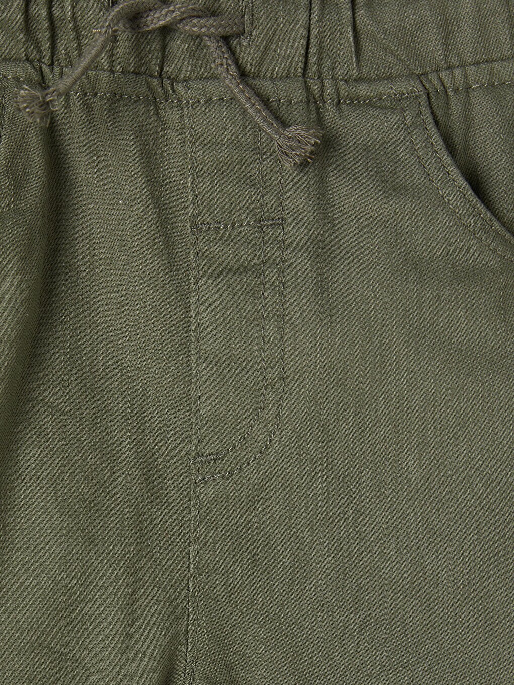 Haki Erkek Çocuk Gabardin Pantolon-1