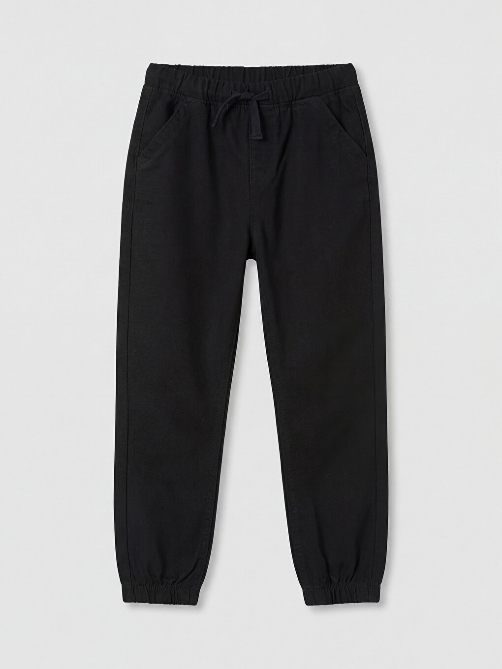 Siyah Regular Fit Erkek Çocuk Jogger Pantolon