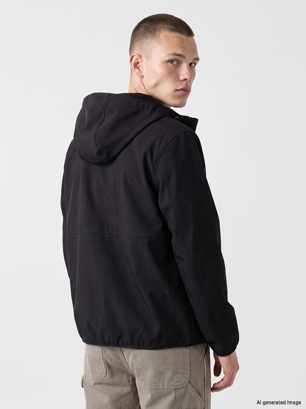 Man Black Coat-3