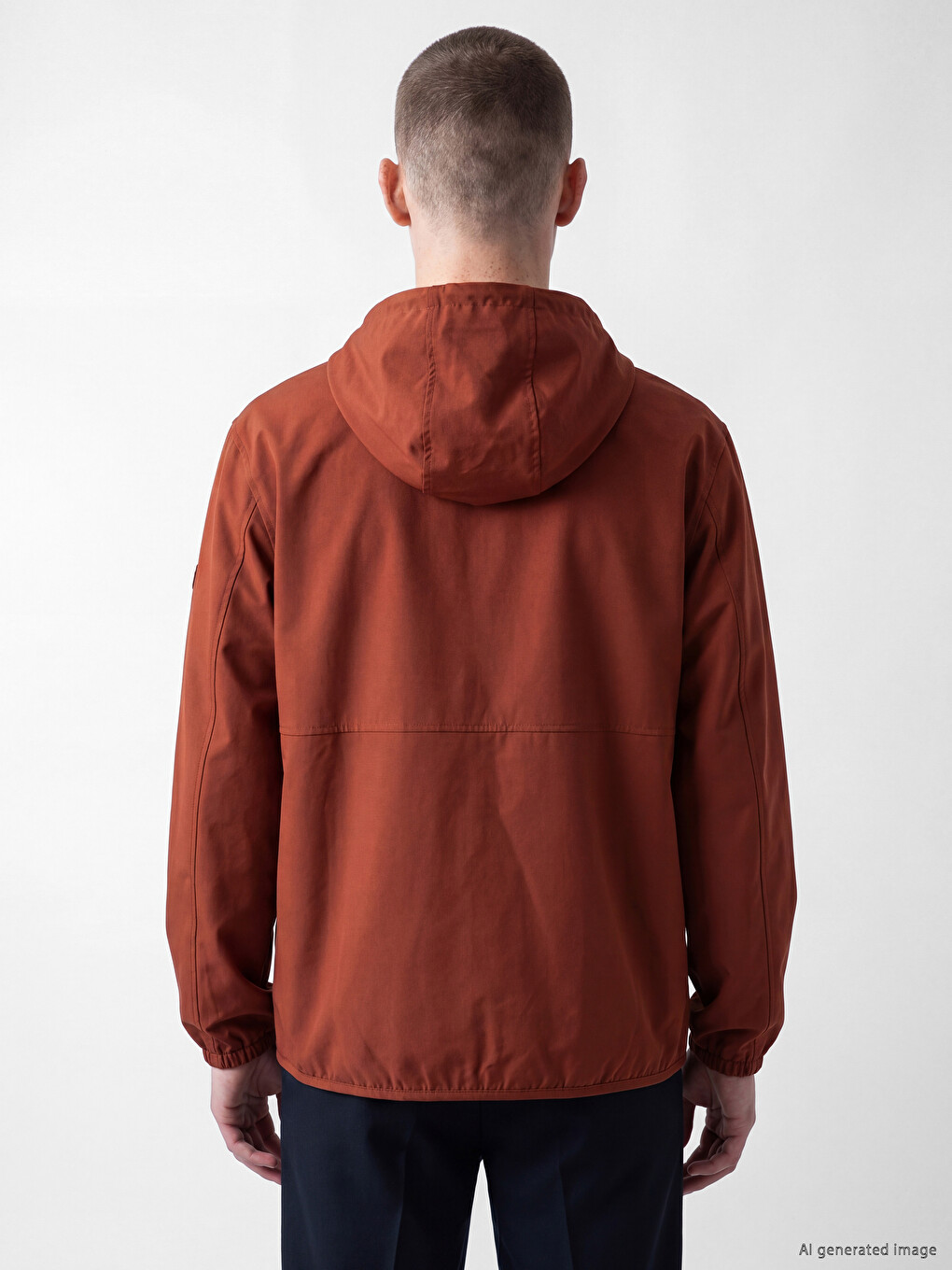 Mashkull Portokalli Anorak-3