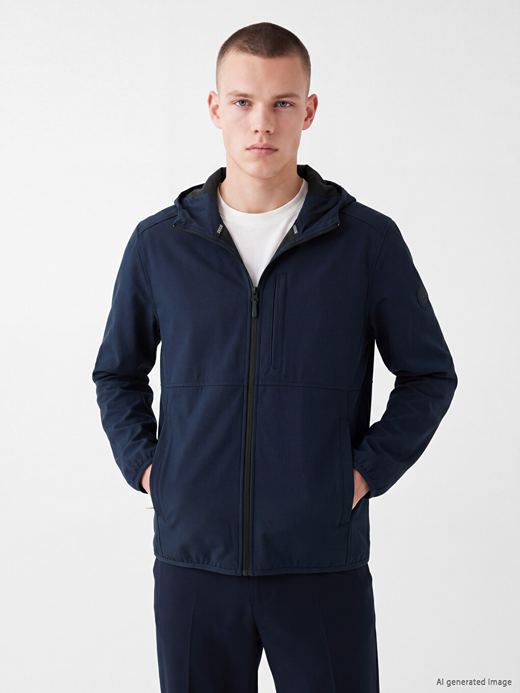 Mashkull Blu Anorak